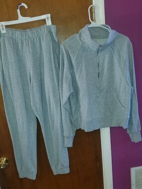 GAP Light Gray Cozy Loungewear Set